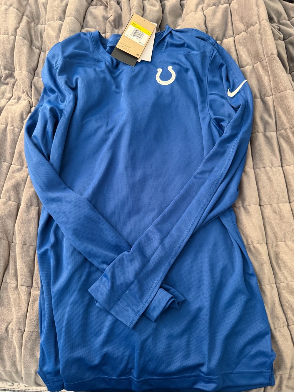 Nike Long Sleeve Colts Performance Shirt - Blue